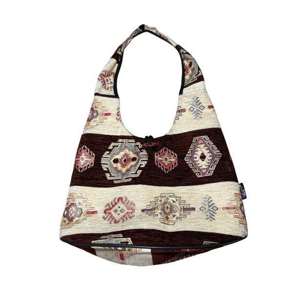 La Turca Handbags - La Turca‎ Boho Aztec Tapestry Shoulder Bag Southwest Geometric Purse Turkish Y2k